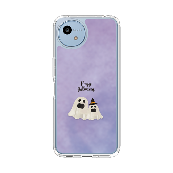 スリムプロテクションケース［ Happy Halloween - Ghost ］