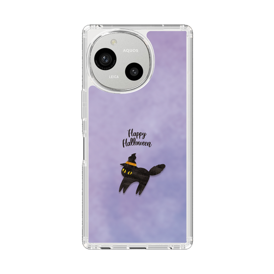 スリムプロテクションケース［ Happy Halloween - Black cat ］