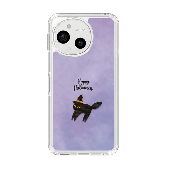 スリムプロテクションケース［ Happy Halloween - Black cat ］