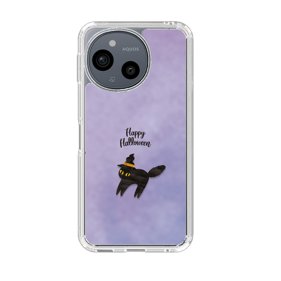 スリムプロテクションケース［ Happy Halloween - Black cat ］
