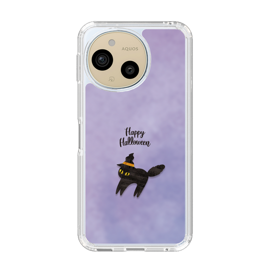 スリムプロテクションケース［ Happy Halloween - Black cat ］