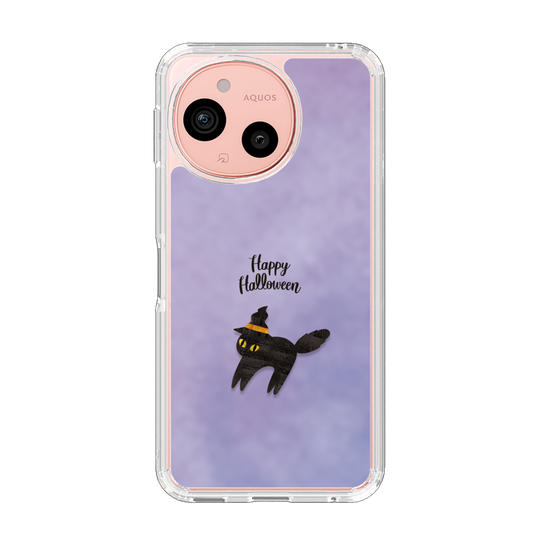 スリムプロテクションケース［ Happy Halloween - Black cat ］