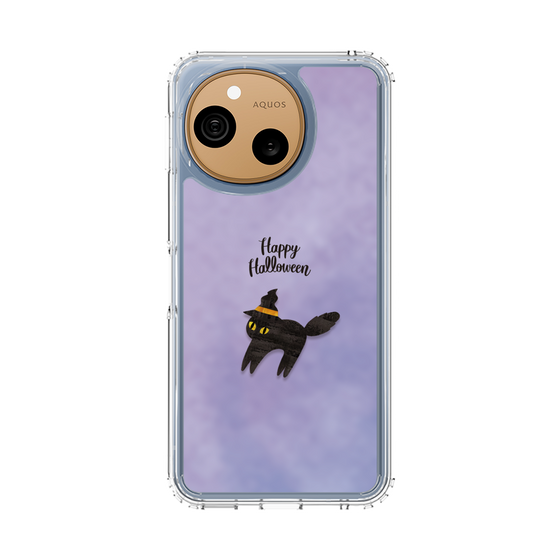 スリムプロテクションケース［ Happy Halloween - Black cat ］