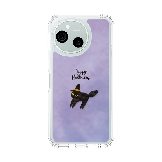 スリムプロテクションケース［ Happy Halloween - Black cat ］
