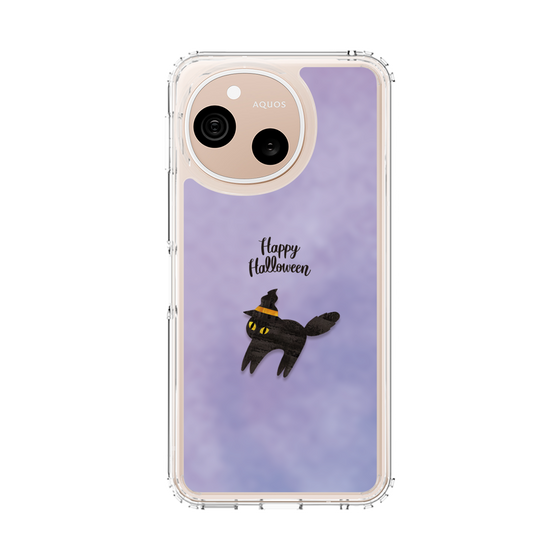 スリムプロテクションケース［ Happy Halloween - Black cat ］