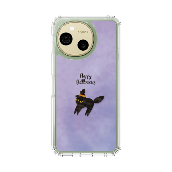 スリムプロテクションケース［ Happy Halloween - Black cat ］