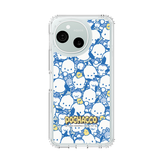 スリムプロテクションケース［ ポチャッコ - うしろうしろ - お友だちいっぱい ］