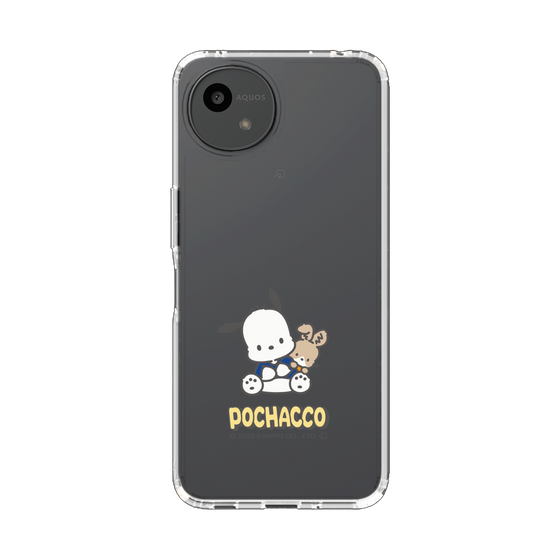 スリムプロテクションケース［ ポチャッコ - うしろうしろ - ラビと一緒 ］