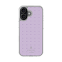 スリムプロテクションケース［ LANVIN en Bleu Tiny dots Purple - ランバン ドット パープル ］