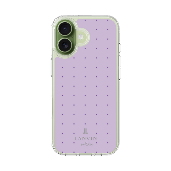 スリムプロテクションケース［ LANVIN en Bleu Tiny dots Purple - ランバン ドット パープル ］