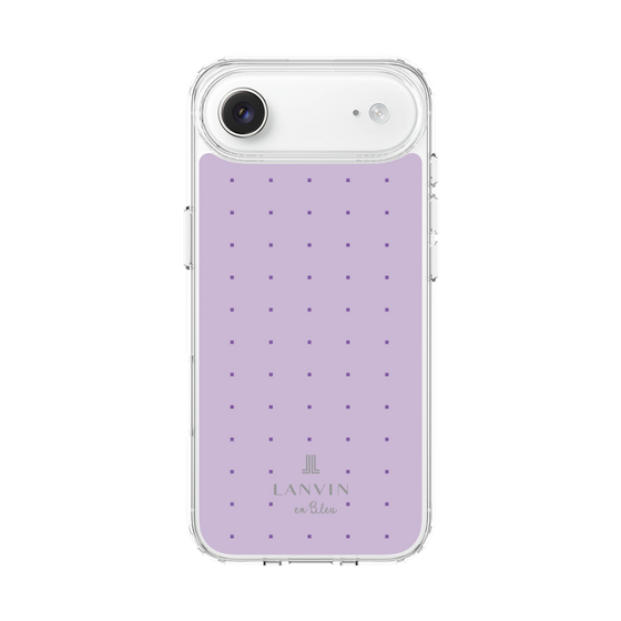 スリムプロテクションケース［ LANVIN en Bleu Tiny dots Purple - ランバン ドット パープル ］