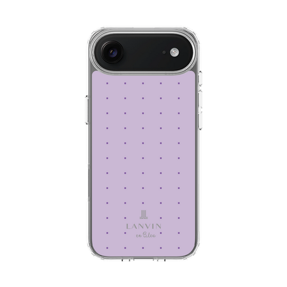 スリムプロテクションケース［ LANVIN en Bleu Tiny dots Purple - ランバン ドット パープル ］