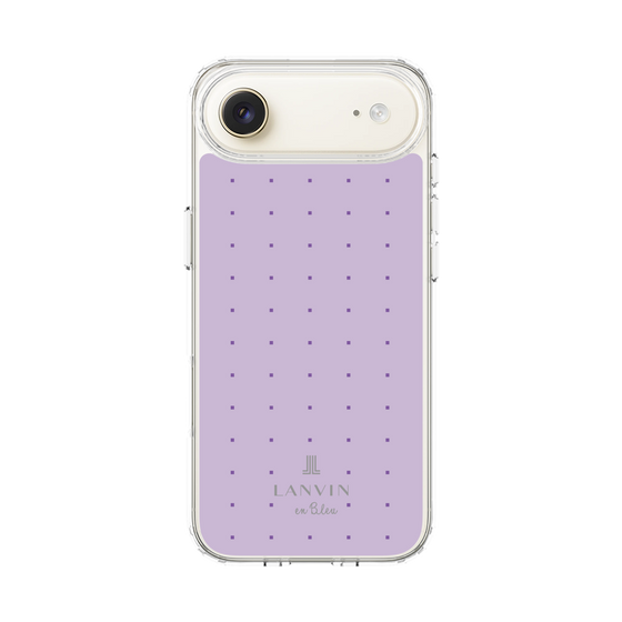 スリムプロテクションケース［ LANVIN en Bleu Tiny dots Purple - ランバン ドット パープル ］