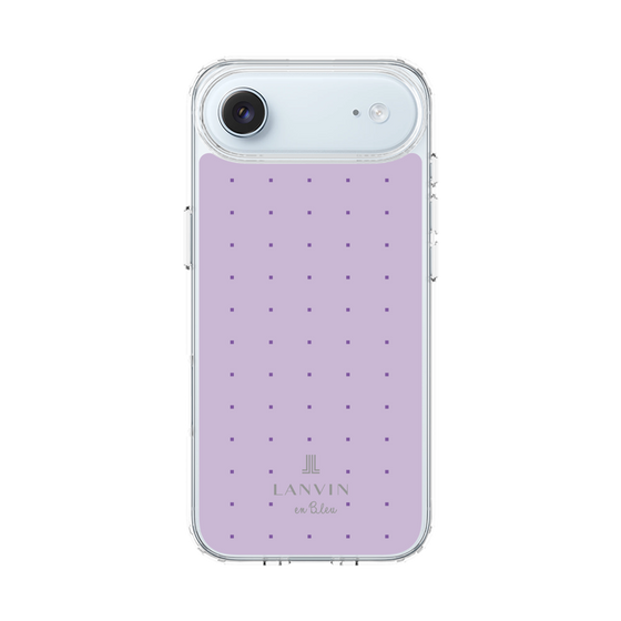 スリムプロテクションケース［ LANVIN en Bleu Tiny dots Purple - ランバン ドット パープル ］