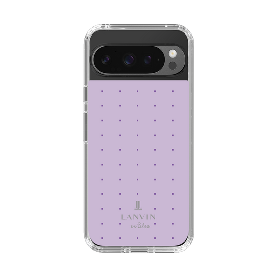 スリムプロテクションケース［ LANVIN en Bleu Tiny dots Purple - ランバン ドット パープル ］