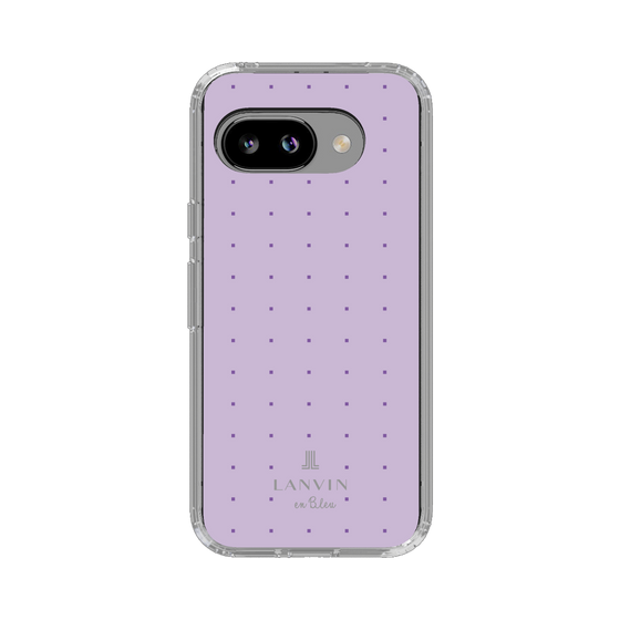スリムプロテクションケース［ LANVIN en Bleu Tiny dots Purple - ランバン ドット パープル ］