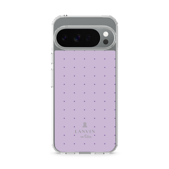 スリムプロテクションケース［ LANVIN en Bleu Tiny dots Purple - ランバン ドット パープル ］