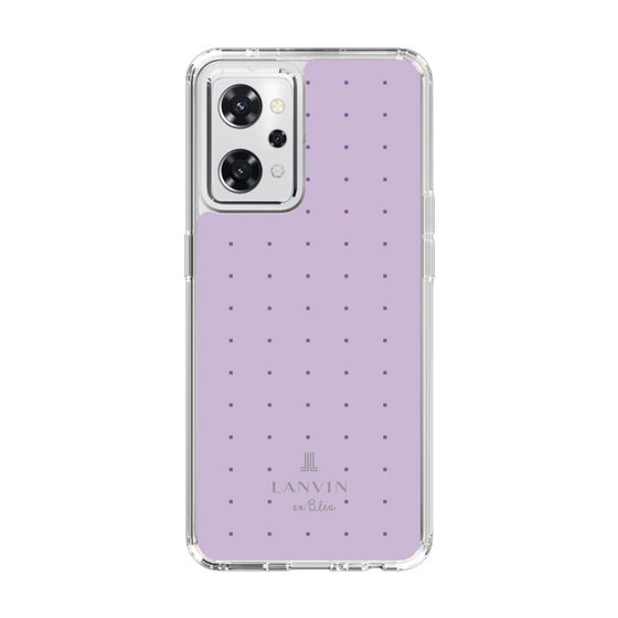 スリムプロテクションケース［ LANVIN en Bleu Tiny dots Purple - ランバン ドット パープル ］