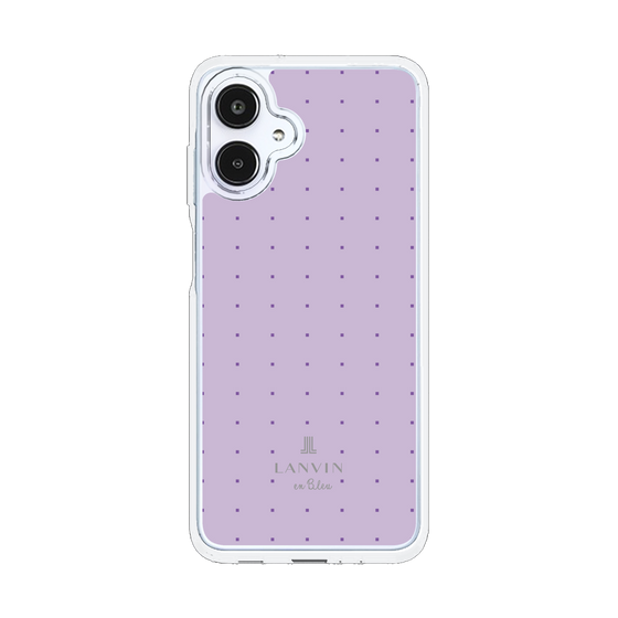 スリムプロテクションケース［ LANVIN en Bleu Tiny dots Purple - ランバン ドット パープル ］