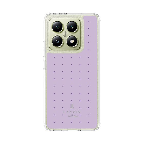 スリムプロテクションケース［ LANVIN en Bleu Tiny dots Purple - ランバン ドット パープル ］
