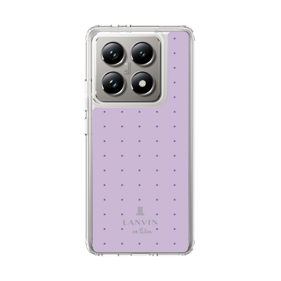 スリムプロテクションケース［ LANVIN en Bleu Tiny dots Purple - ランバン ドット パープル ］