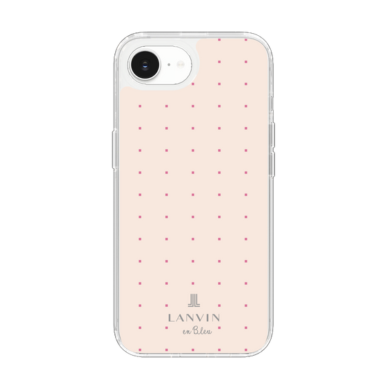 スリムプロテクションケース［ LANVIN en Bleu Tiny dots Pink - ランバン ドット ピンク ］