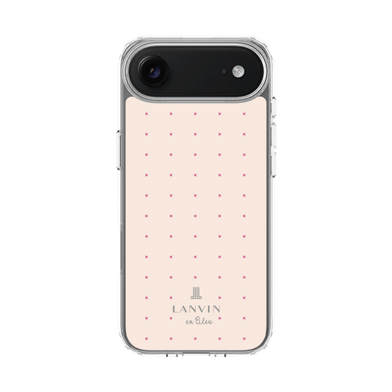 スリムプロテクションケース［ LANVIN en Bleu Tiny dots Pink - ランバン ドット ピンク ］