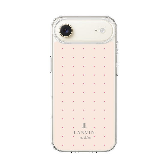 スリムプロテクションケース［ LANVIN en Bleu Tiny dots Pink - ランバン ドット ピンク ］