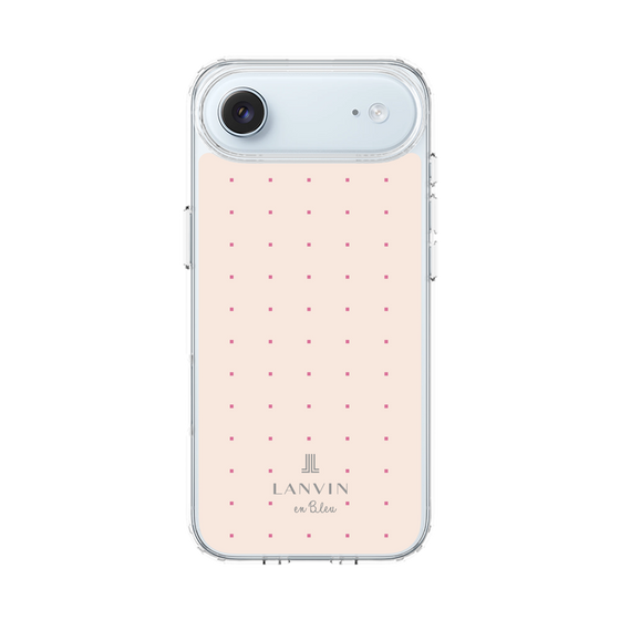 スリムプロテクションケース［ LANVIN en Bleu Tiny dots Pink - ランバン ドット ピンク ］