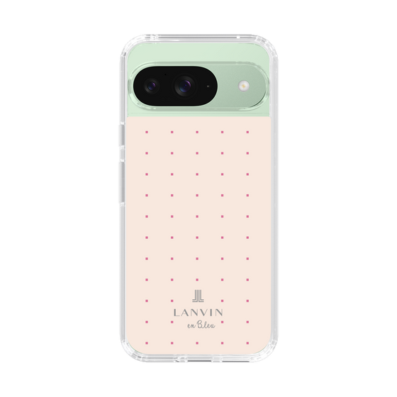 スリムプロテクションケース［ LANVIN en Bleu Tiny dots Pink - ランバン ドット ピンク ］