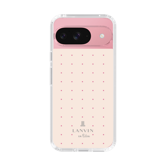 スリムプロテクションケース［ LANVIN en Bleu Tiny dots Pink - ランバン ドット ピンク ］