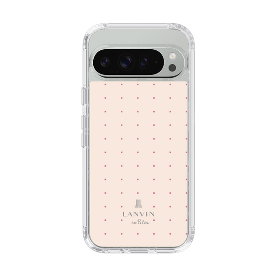 スリムプロテクションケース［ LANVIN en Bleu Tiny dots Pink - ランバン ドット ピンク ］