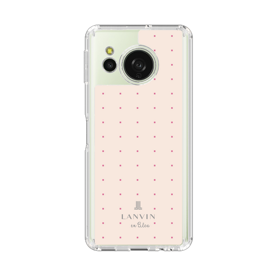 スリムプロテクションケース［ LANVIN en Bleu Tiny dots Pink - ランバン ドット ピンク ］
