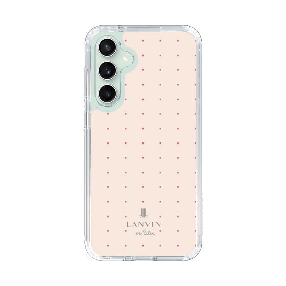 スリムプロテクションケース［ LANVIN en Bleu Tiny dots Pink - ランバン ドット ピンク ］