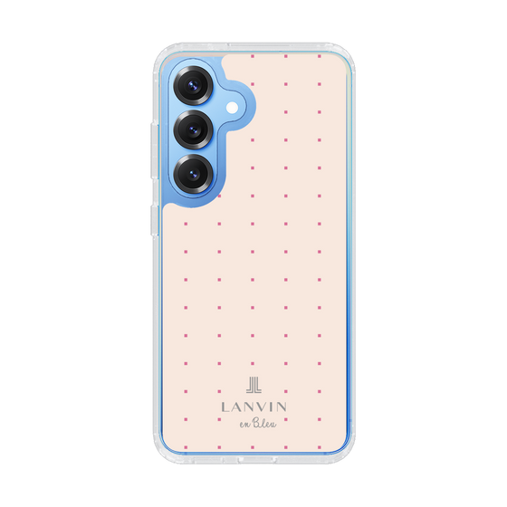 スリムプロテクションケース［ LANVIN en Bleu Tiny dots Pink - ランバン ドット ピンク ］