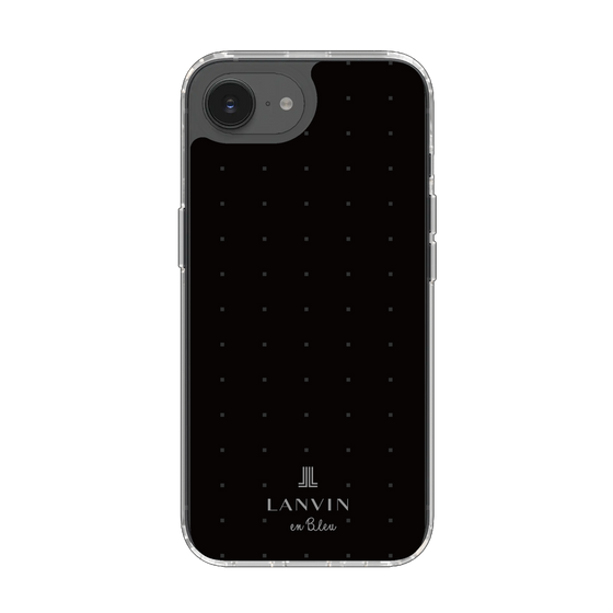 スリムプロテクションケース［ LANVIN en Bleu Tiny dots Black - ランバン ドット ブラック ］