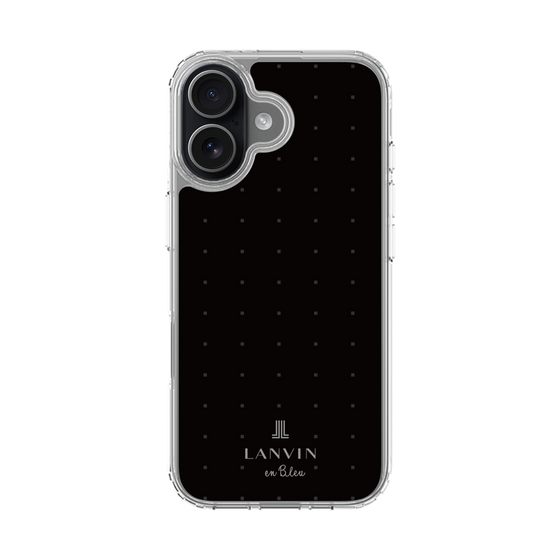 スリムプロテクションケース［ LANVIN en Bleu Tiny dots Black - ランバン ドット ブラック ］
