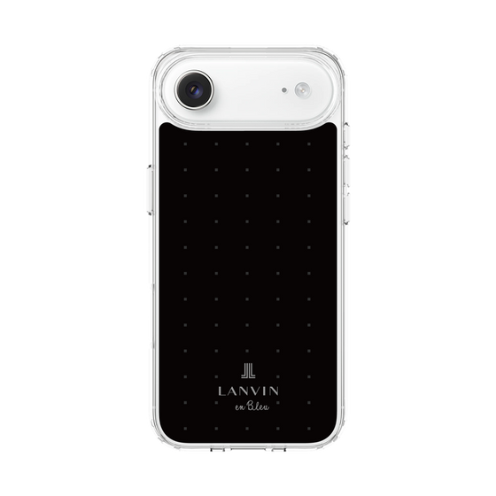 スリムプロテクションケース［ LANVIN en Bleu Tiny dots Black - ランバン ドット ブラック ］