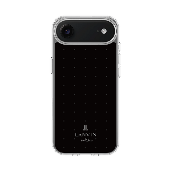 スリムプロテクションケース［ LANVIN en Bleu Tiny dots Black - ランバン ドット ブラック ］