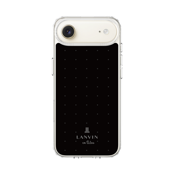 スリムプロテクションケース［ LANVIN en Bleu Tiny dots Black - ランバン ドット ブラック ］