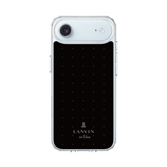 スリムプロテクションケース［ LANVIN en Bleu Tiny dots Black - ランバン ドット ブラック ］