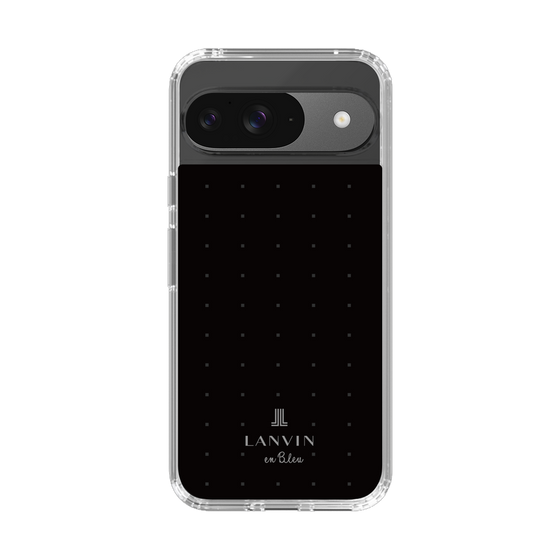 スリムプロテクションケース［ LANVIN en Bleu Tiny dots Black - ランバン ドット ブラック ］