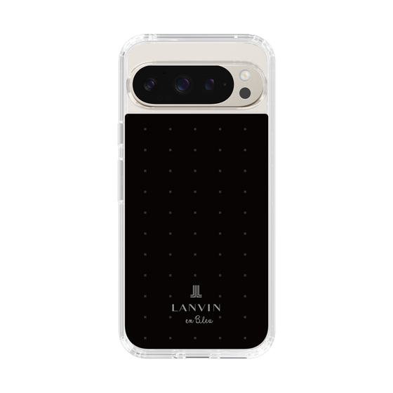 スリムプロテクションケース［ LANVIN en Bleu Tiny dots Black - ランバン ドット ブラック ］