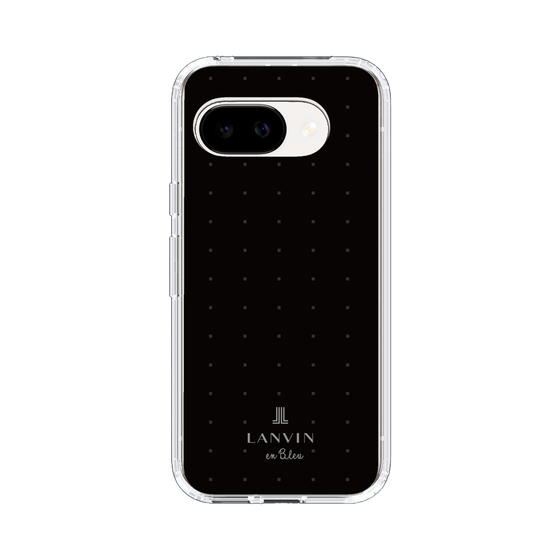 スリムプロテクションケース［ LANVIN en Bleu Tiny dots Black - ランバン ドット ブラック ］