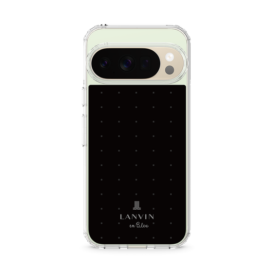 スリムプロテクションケース［ LANVIN en Bleu Tiny dots Black - ランバン ドット ブラック ］