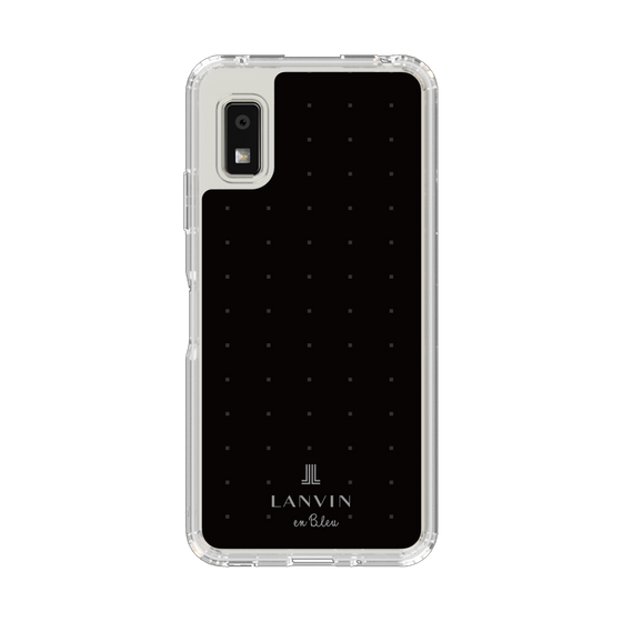 スリムプロテクションケース［ LANVIN en Bleu Tiny dots Black - ランバン ドット ブラック ］