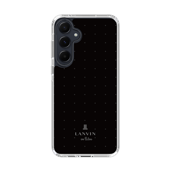 スリムプロテクションケース［ LANVIN en Bleu Tiny dots Black - ランバン ドット ブラック ］