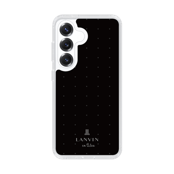 スリムプロテクションケース［ LANVIN en Bleu Tiny dots Black - ランバン ドット ブラック ］