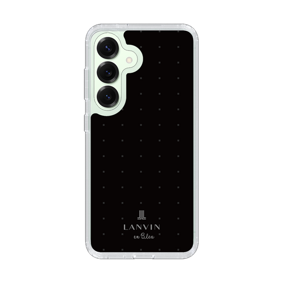 スリムプロテクションケース［ LANVIN en Bleu Tiny dots Black - ランバン ドット ブラック ］