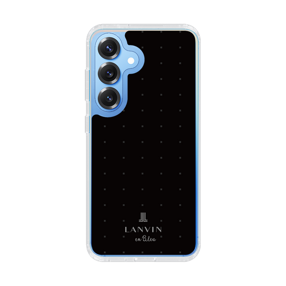 スリムプロテクションケース［ LANVIN en Bleu Tiny dots Black - ランバン ドット ブラック ］